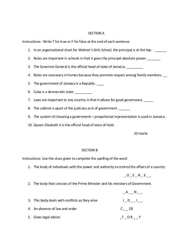 third form exam 2009 jamaica defence force form