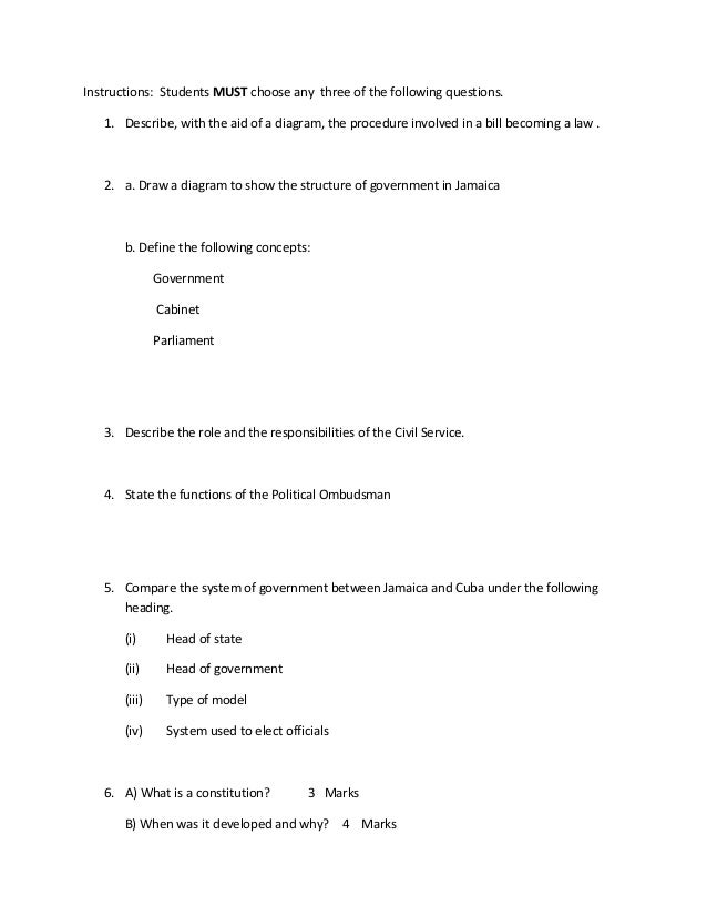 third form exam 2009 jamaica defence force form