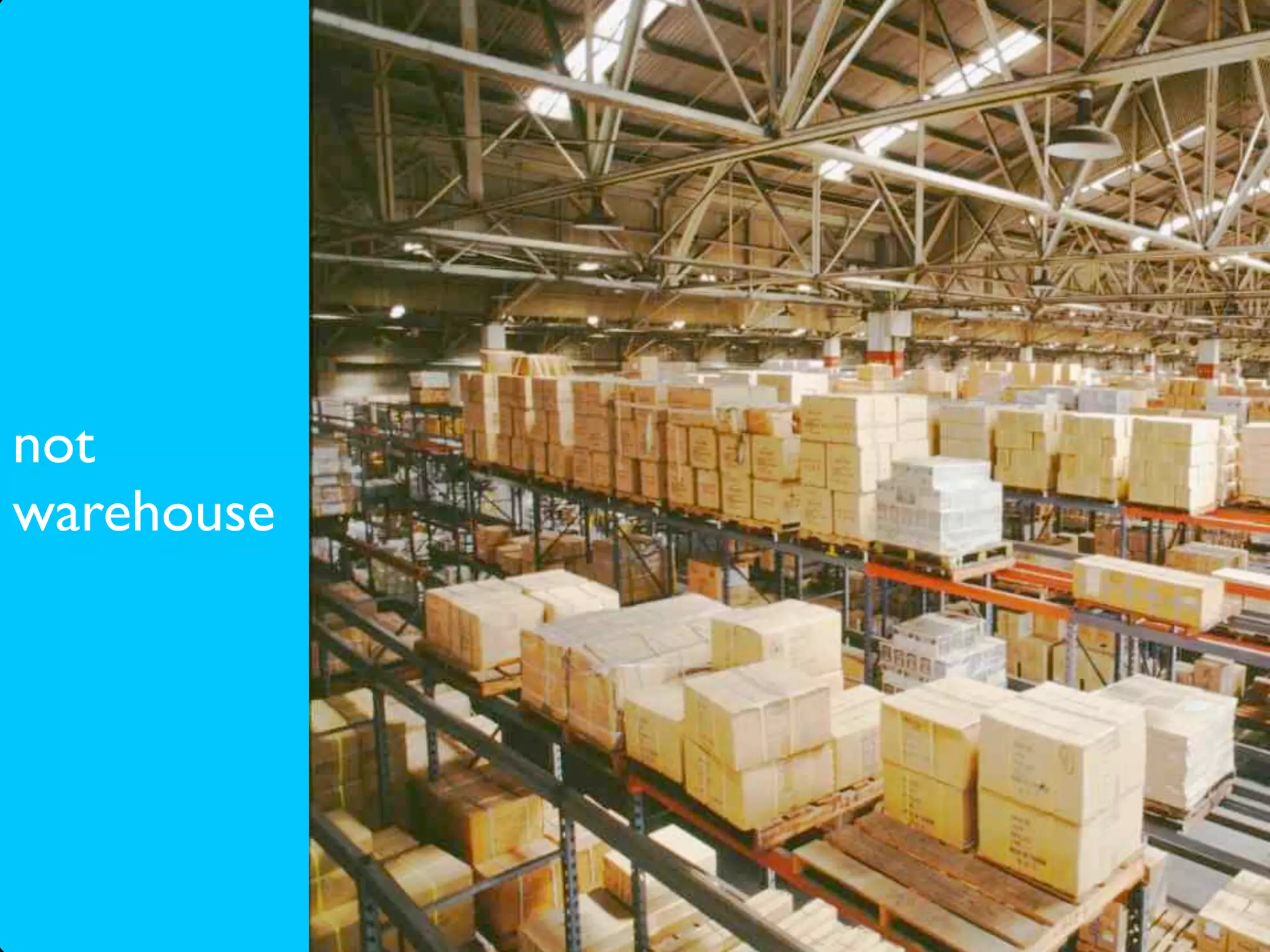 not
warehouse
 