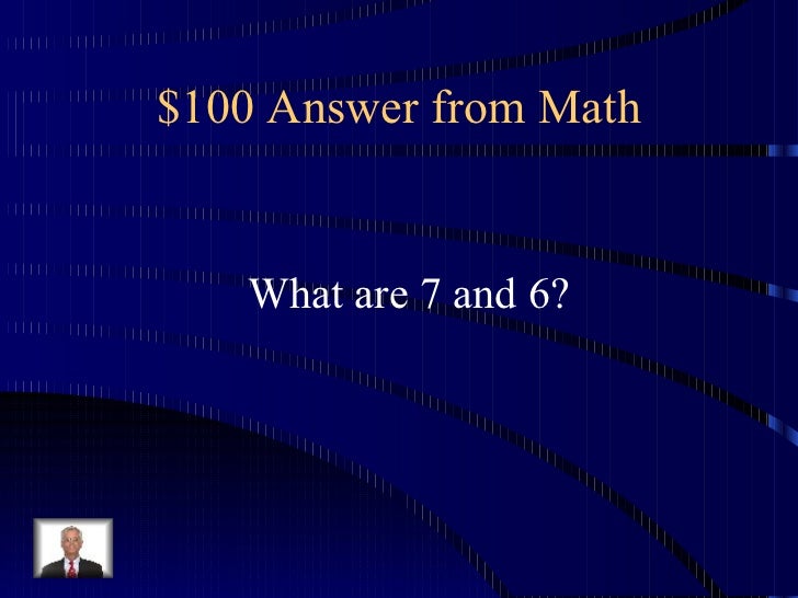 Third Grade Jeopardy