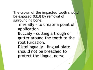 Spouting Teeth THIRD MOLAR IMPACTed tooth , development & Surgical complications.pptx