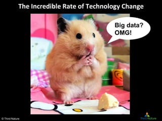 © Third Nature
The Incredible Rate of Technology Change
Big data?
OMG!
 