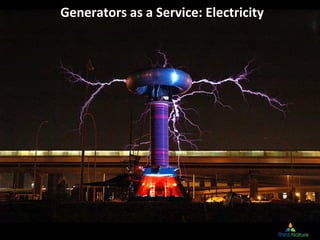 Generators as a Service: Electricity
 