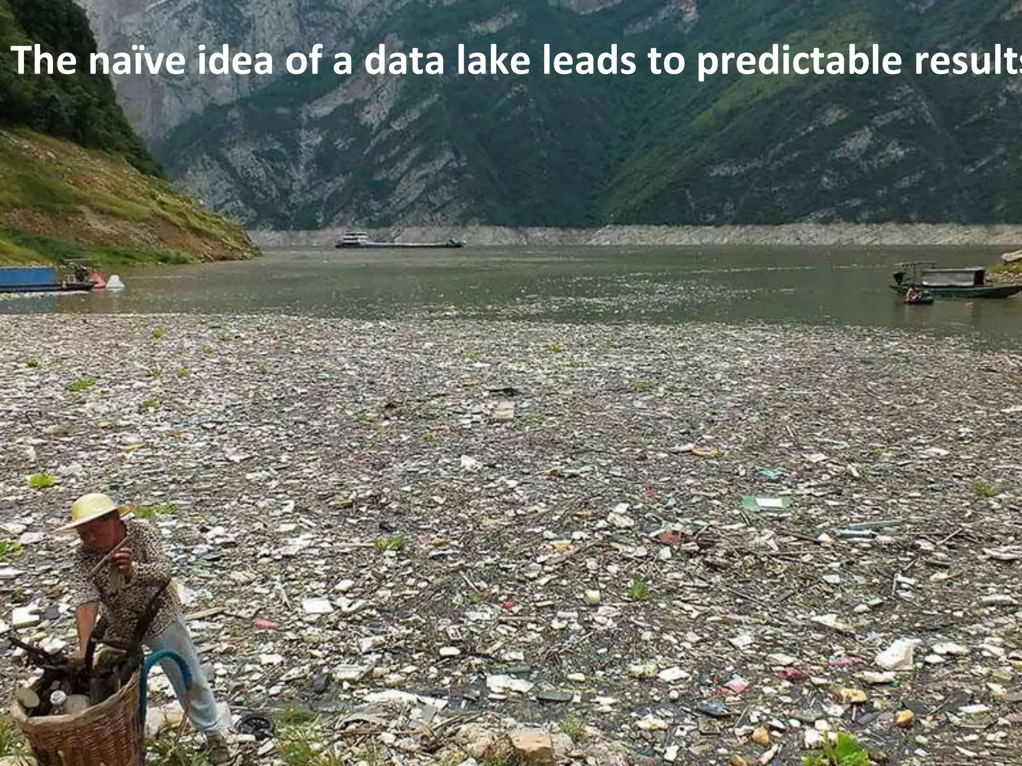 © Third Nature, Inc.
The naïve idea of a data lake leads to predictable results
 