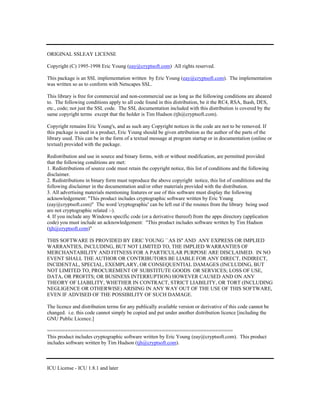 Third party license | PDF