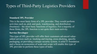 Third party logistics | PPTX