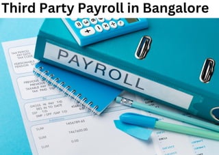 Third Party Payroll in Bangalore
 