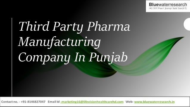 Third Party Pharma
Manufacturing
Company In Punjab
 