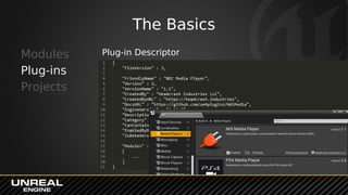 The Basics
Modules
Plug-ins
Projects
Plug-in Descriptor
 