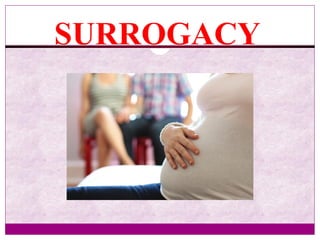 SURROGACY
 