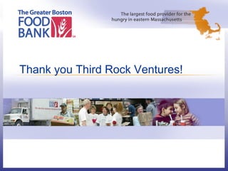 Thank you Third Rock Ventures! 