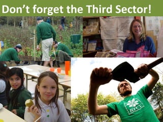 Don’t forget the Third Sector! 