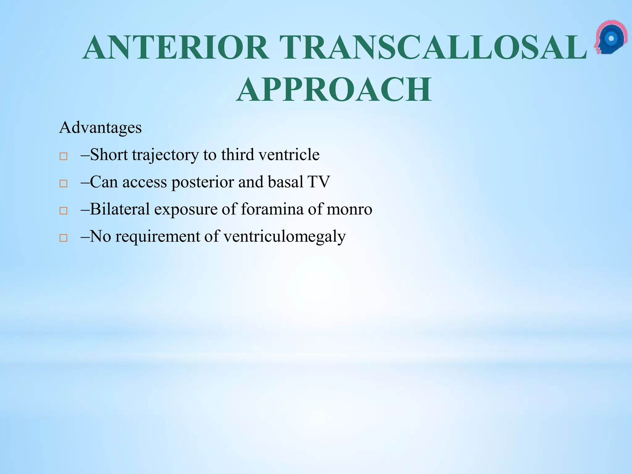 Third ventricular surgical approaches | PPTX