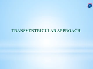 TRANSVENTRICULAR APPROACH
 