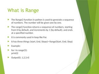 Comprehensive Guide to Looping Constructs in Python Programming | PPTX