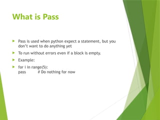 Comprehensive Guide to Looping Constructs in Python Programming | PPTX
