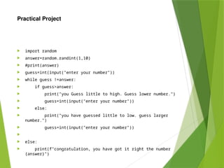 Comprehensive Guide to Looping Constructs in Python Programming | PPTX