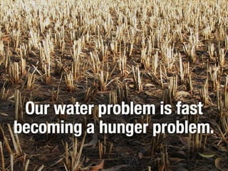 Thirst for water