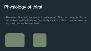 Physiology of thirst
 