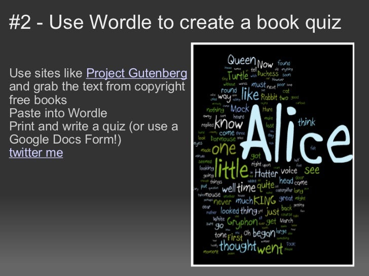 38 intersting ways to use Wordle in the classroom