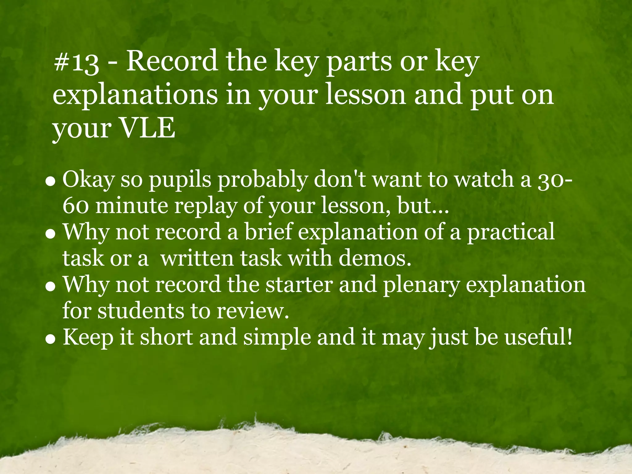 Thirty Nine Interesting Ways To Use Your Pock