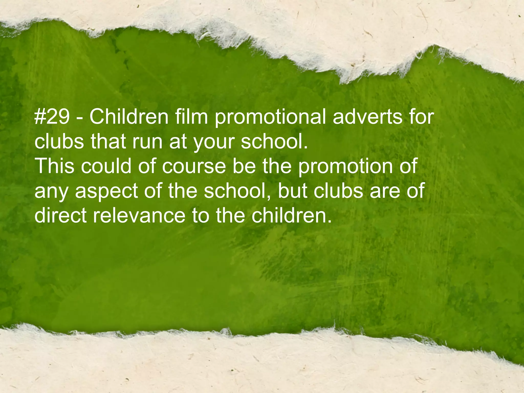 Thirty Nine Interesting Ways To Use Your Pock