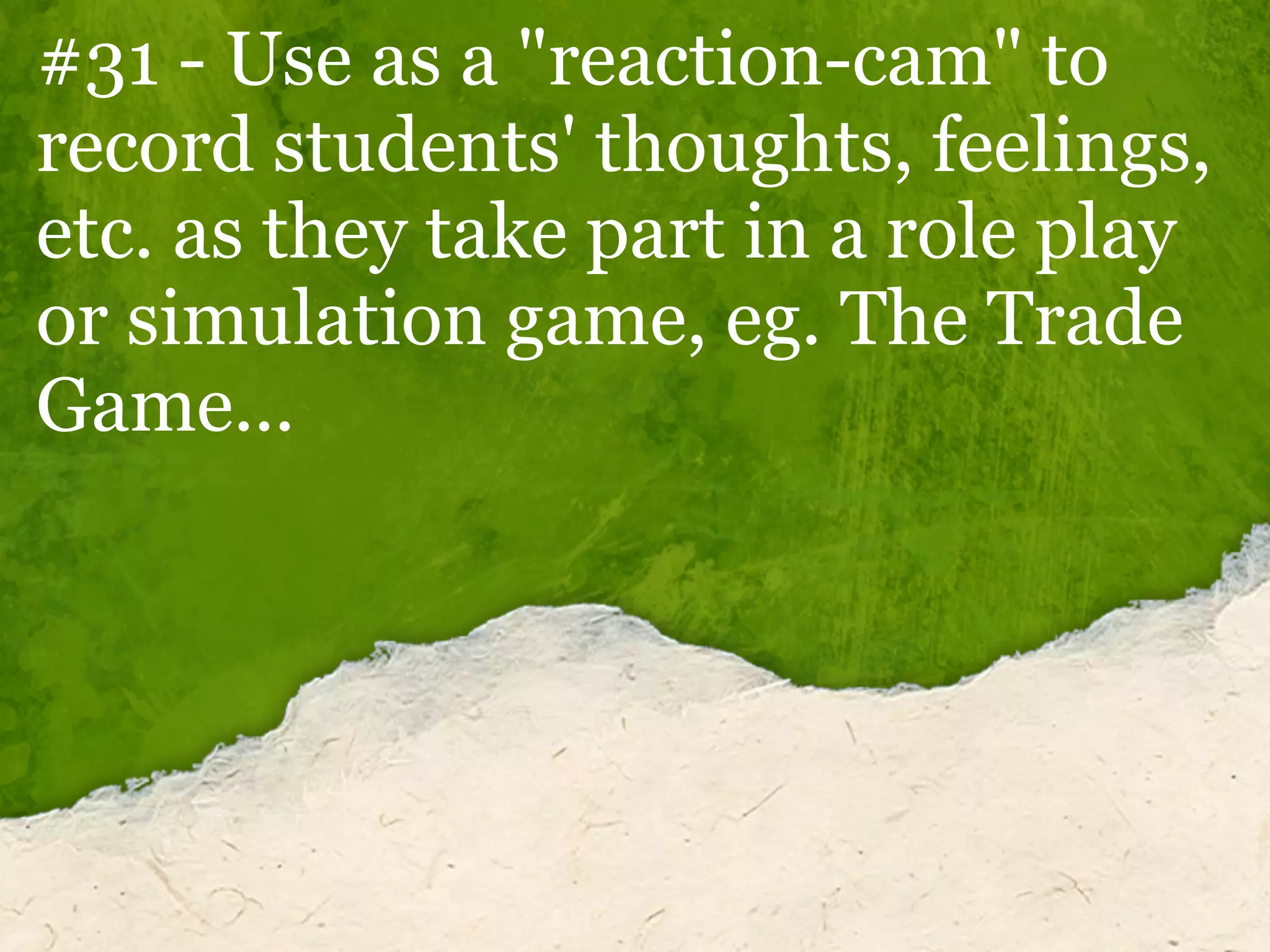 Thirty Nine Interesting Ways To Use Your Pock