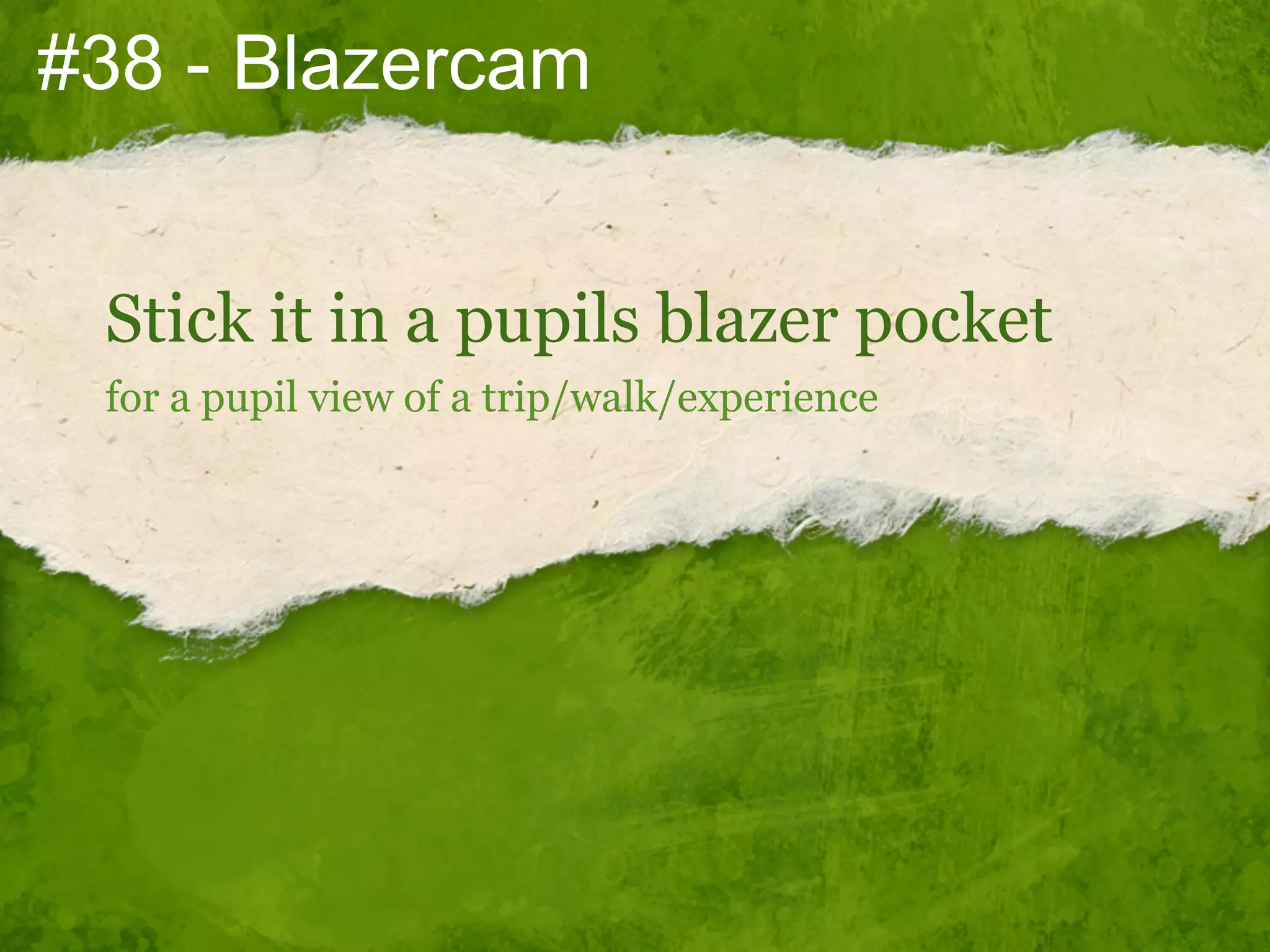 Thirty Nine Interesting Ways To Use Your Pock