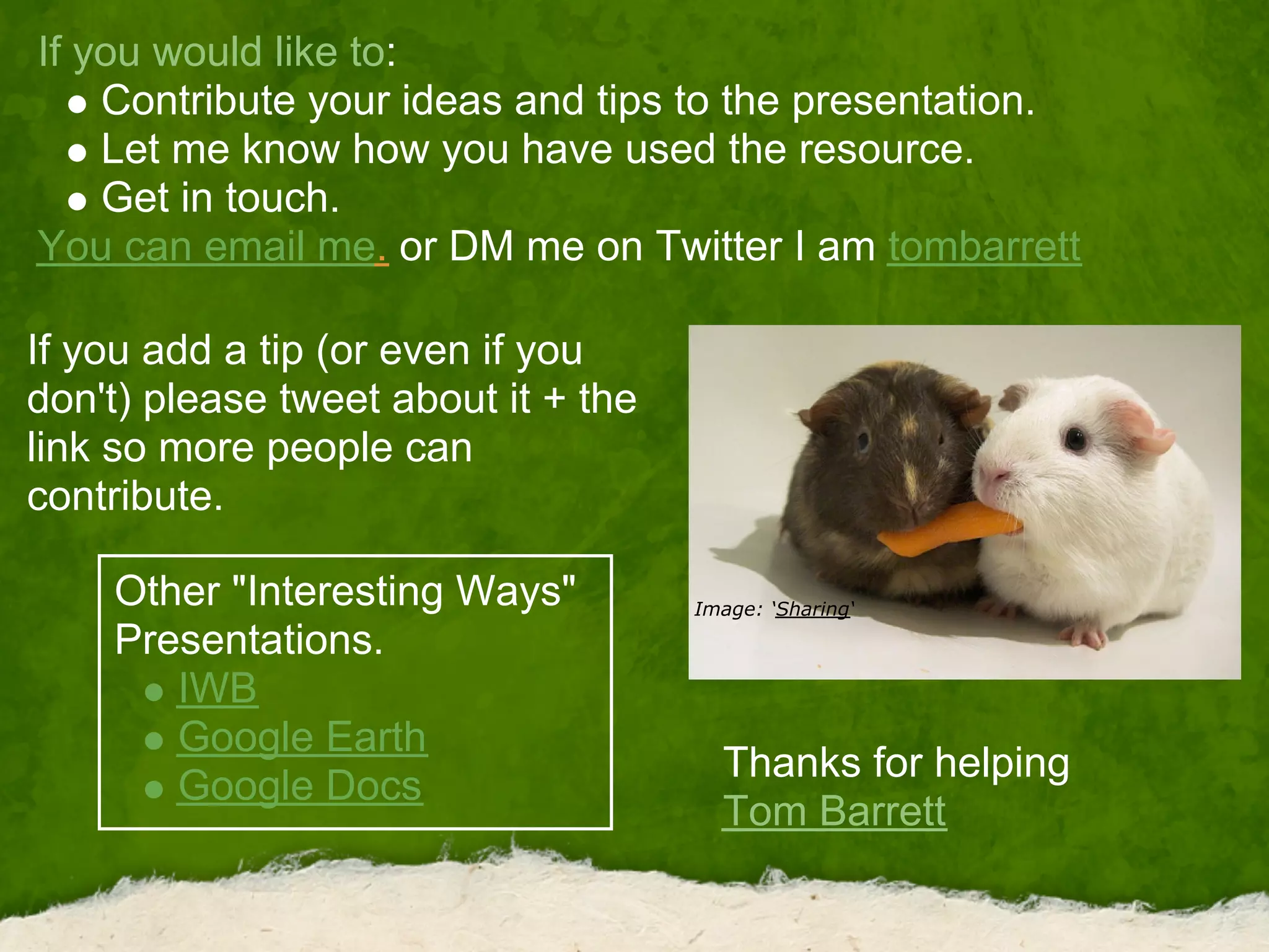 Thirty Nine Interesting Ways To Use Your Pock