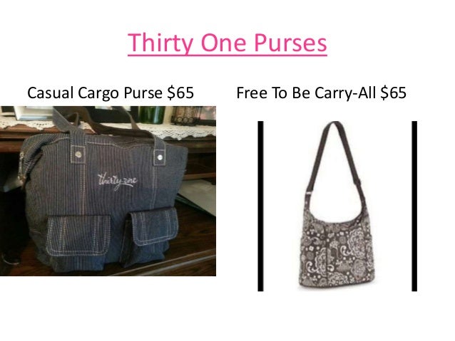 thirty one cargo purse
