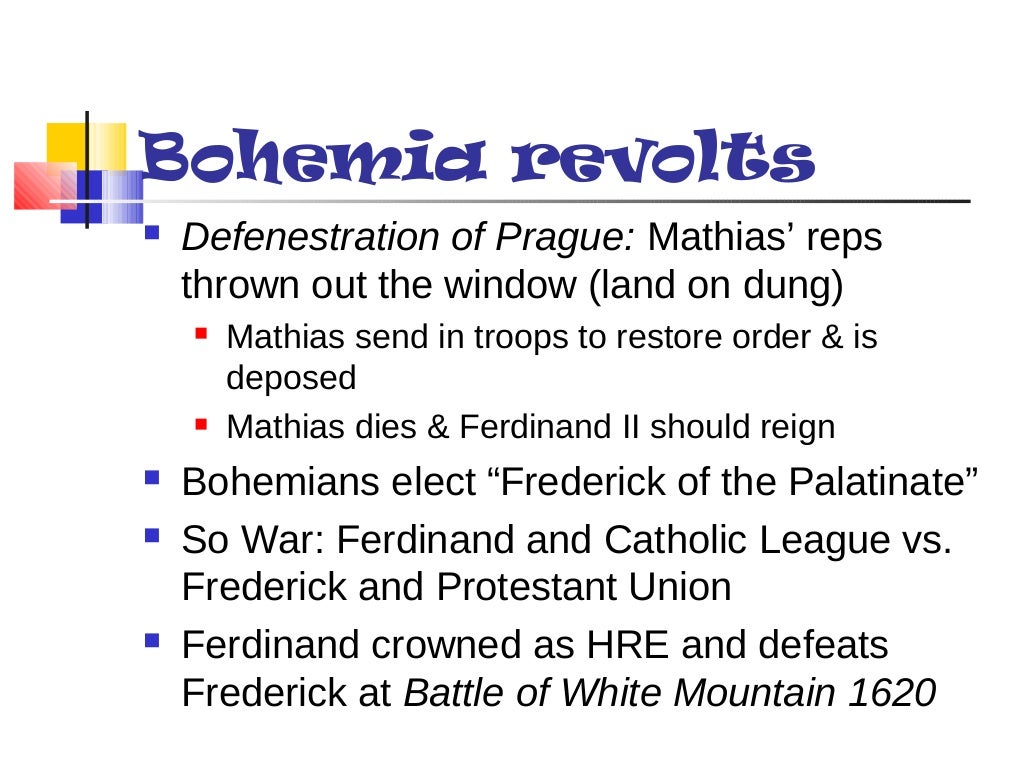 Thirty years war Peace of Westphalia