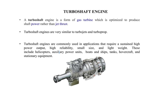 TURBO SHAFT ENGINE | PPTX | Performance Cars | Auto Type
