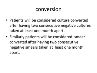 Guidelines for the programmatic management of drug-resistant tuberculosisEmergency update 2008 WHO– page60