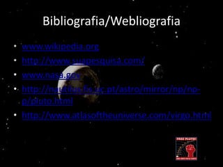Bibliografia/Webliografia
 
