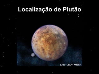 Localização de Plutão
 