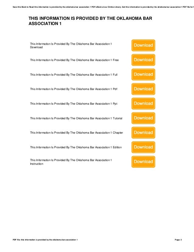 This informationisprovidedbytheoklahomabarassociation1