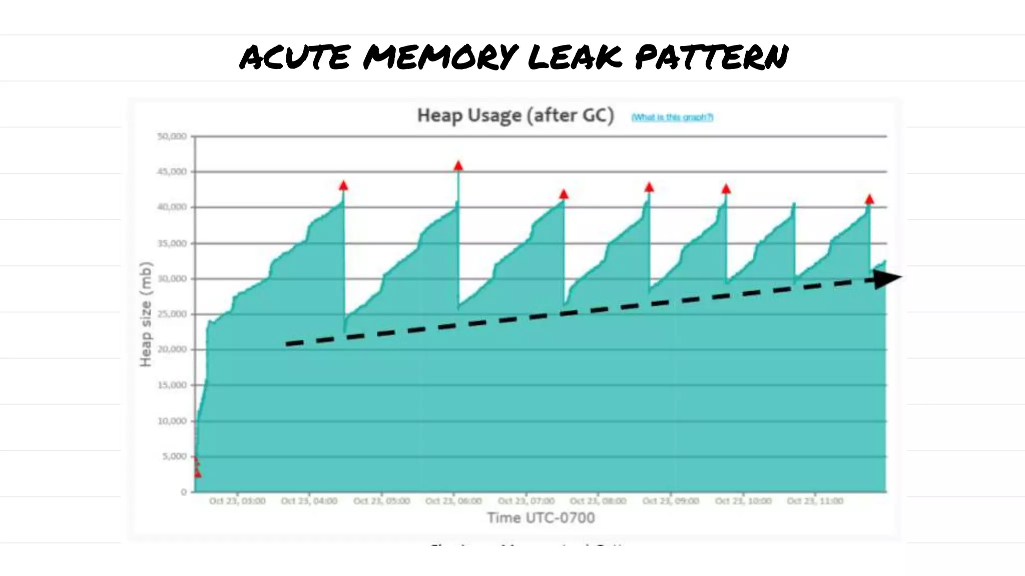 ACUTE MEMORY LEAK PATTERN
 