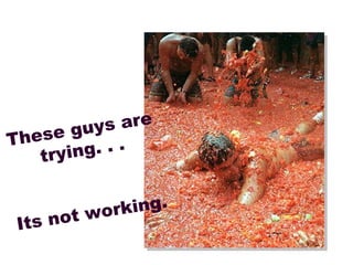 These guys are trying. . . Its not working. 