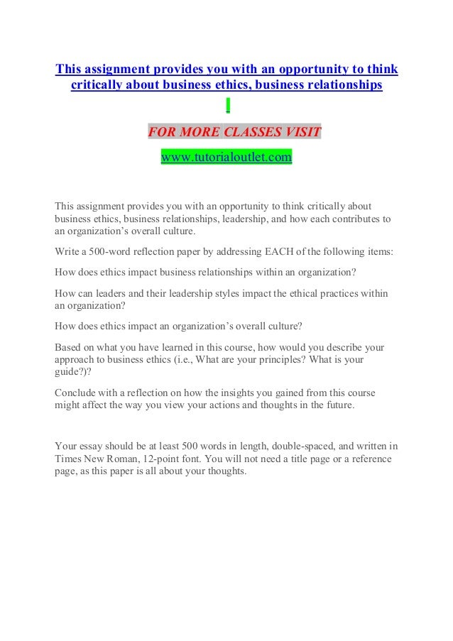 think critically about business ethics business relationships experi think critically about business ethics business relationships experience traditiontutorialoutletdotcom