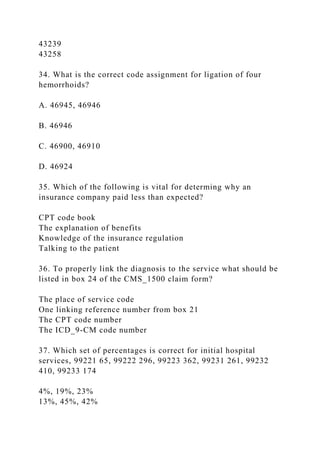 This assignment requires Ambulatory Care Coding experience.You CAN.docx