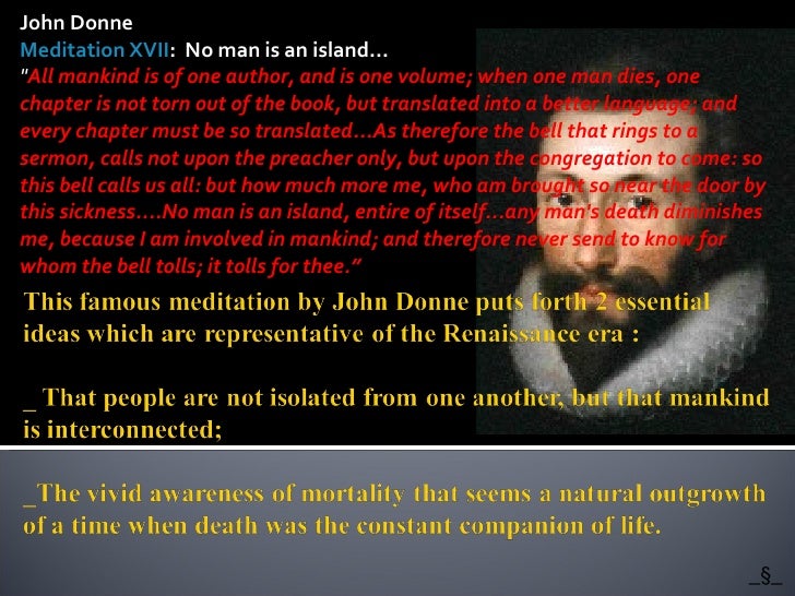 Meditation 17 John Donne Analysis