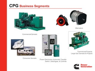 Alternators,[object Object],Commercial Projects: ,[object Object],Large Gas Gensets & Projects,[object Object],Power Electronics: Automatic Transfer Switch, Switchgear, & Controls,[object Object],Consumer Gensets,[object Object],CPGBusiness Segments,[object Object],Commercial Gensets,[object Object]