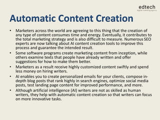 THIS IS HOW AI WILL CHANGE THE FACE OF MARKETING IN 2024 | PPTX