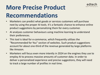 THIS IS HOW AI WILL CHANGE THE FACE OF MARKETING IN 2024 | PPTX