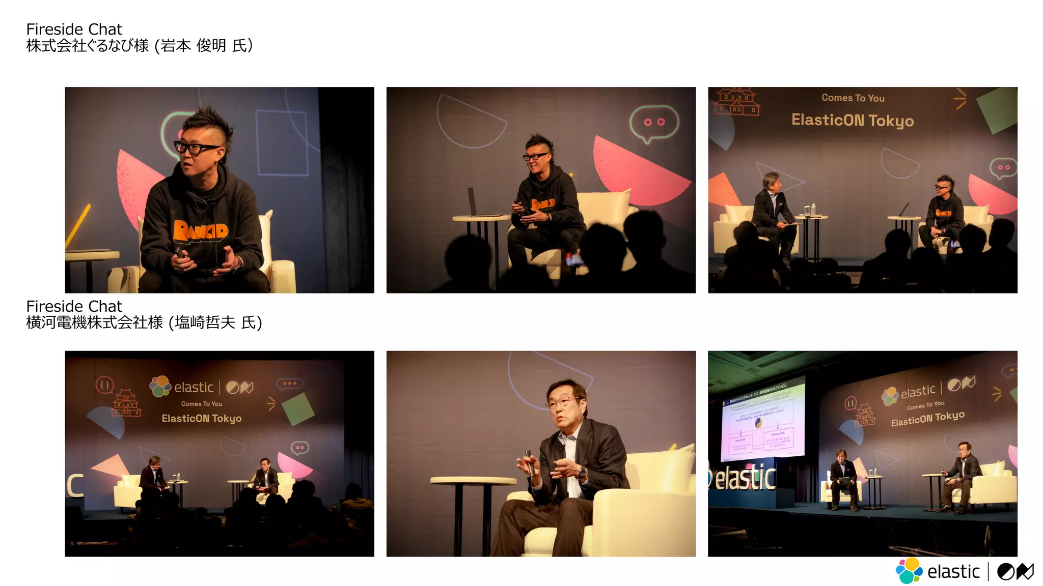 Fireside Chat
株式会社ぐるなび様 (岩本 俊明 ⽒）
Fireside Chat
横河電機株式会社様 (塩崎哲夫 ⽒)
 