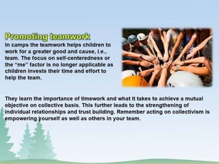 This is how summer camps help children in preparing for adulthood