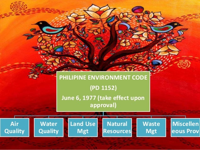 The philippine environmental code brainly picture