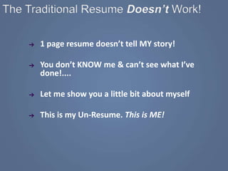 This is not my resume! | PPT
