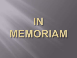 IN MEMORIAM