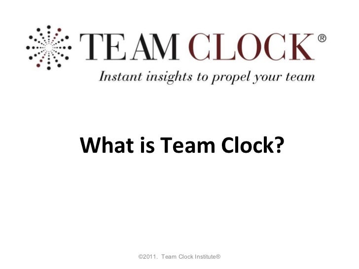 This is Team Clock